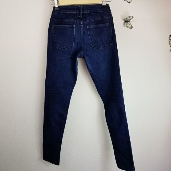 Bullhead black dark wash blue denim jean legging - Picture 2 of 8